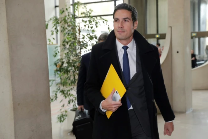 Le PDG de Radio France Mathieu Gallet à son arrivée au tribunal de Créteil le 16 novembre 2017