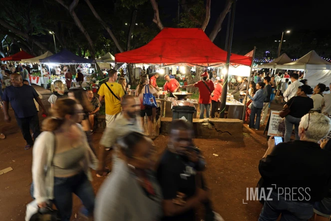 marché de nuit au Barachois 