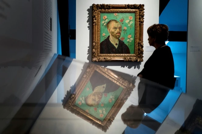 "Autoportrait de Van Gogh" de Judith Gerard faussement attribué à Vincent Van Gogh, figure parmi les oeuvres de la collection Bührle présentées pour la première fois à Lausanne, à la Fondation de l'Hermitage 