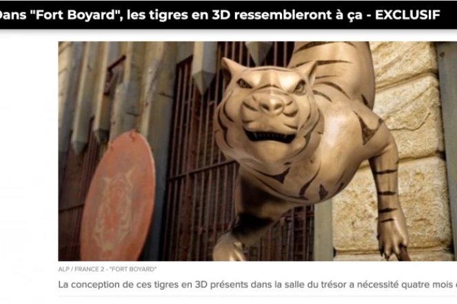 Fort Boyard : des tigres en 3D à la place des vrais félins 