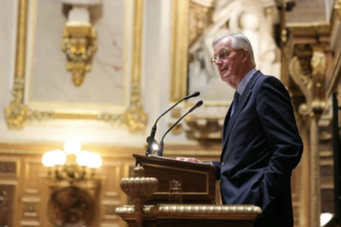 Le Premier ministre Michel Barnier à Paris le 2 octobre 2024 ( AFP / Thomas SAMSON )