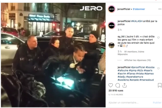 Le rappeur martiniquais Kalash arrêté par la police à Paris