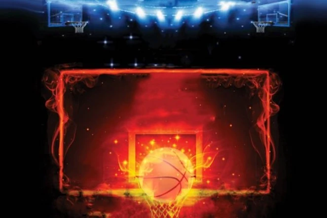 Tournoi basketball fluorescent