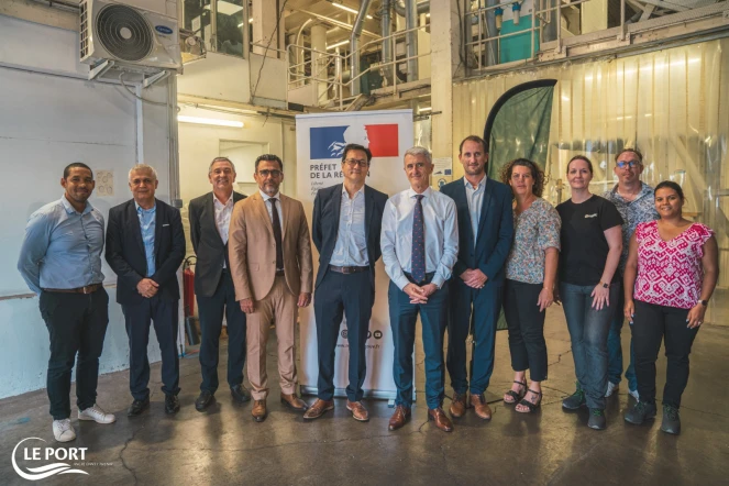 Le préfet, Patrice Latron en visite au Port
