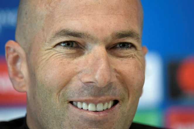 Zinédine Zidane, à Madrid le 22 mai 2018 