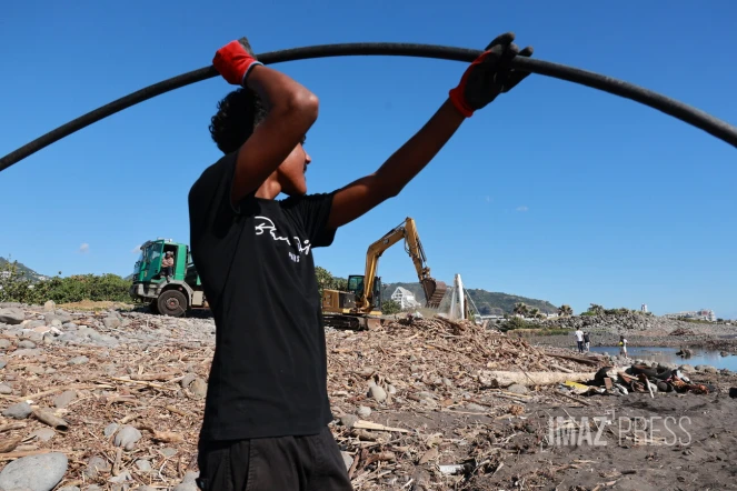 ramassage déchets après le cyclone 