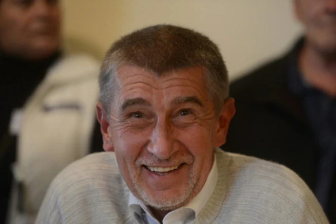 Le milliaire tchèque Andrej Babis, le 4 octobre 2017, à Vsetaty, près de Prague