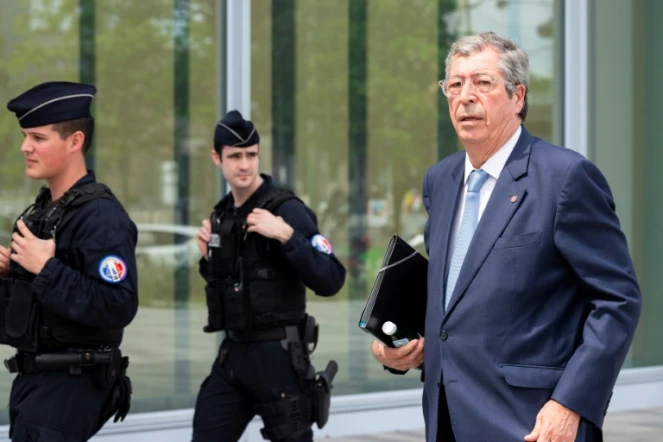 Le maire de Levallois-Perret Patrick Balkany arrive au tribunal, le 22 mai 2019 à Paris