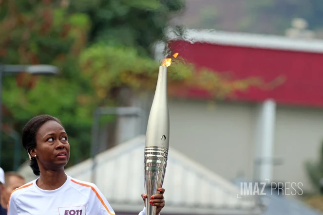 La flamme olympique Réunion