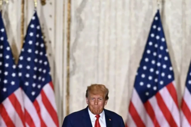 Donald Trump à Mar-a-Lago, le 4 avril 2023 ( AFP / CHANDAN KHANNA )