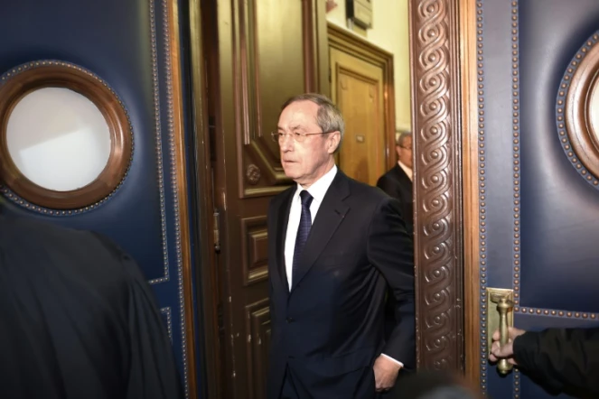 Claude Guéant arrive au palais de justice de Paris, le 28 septembre 2015