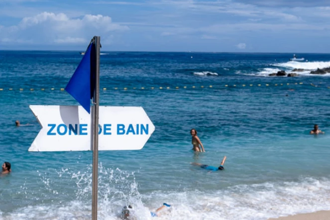 Reprise de la baignade à la plage de Boucan Canot 