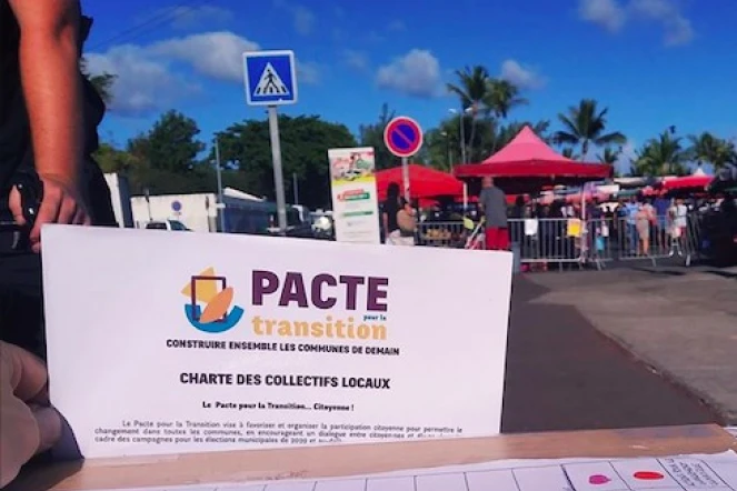 Saint-Paul : le collectif local "Pacte pour la Transition" à la rencontre des candidats aux élections