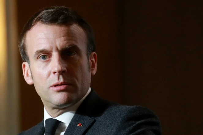Emmanuel Macron à Chamonix, le 13 février 2020