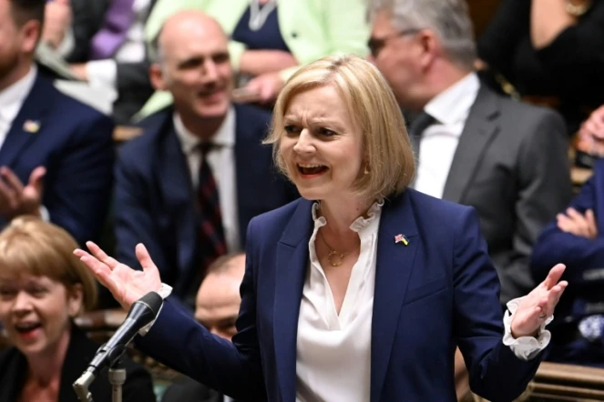 La nouvelle Première ministre britannique Liz Truss au parlement à Londres le 7 septembre 2022