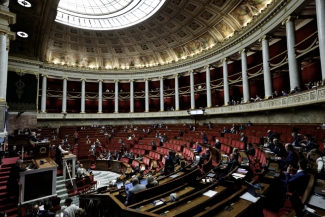 L'Assemblée nationale a approuvé lundi, avec les voix de la gauche, une version profondément remaniée de la partie "recettes" du budget 2025 de la Sécurité sociale ( AFP / STEPHANE DE SAKUTIN )