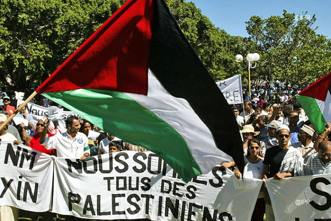 "Nout tout ensamb pour la paix en Palestine"