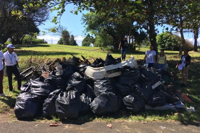 Saint-Benoît : 19 mètres cubes de déchets ramassés par l'association Réunionnais Volontaires