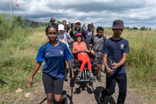 Saint-Paul : Les collégiens du Bernica organise une sortie joelette dans la Savane 