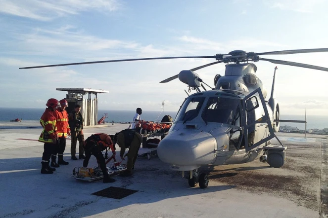 Le commandant d'un porte-conteneur évacué au large de La Réunion par hélicoptère