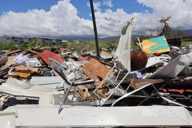 Cyclone Garance déchets 