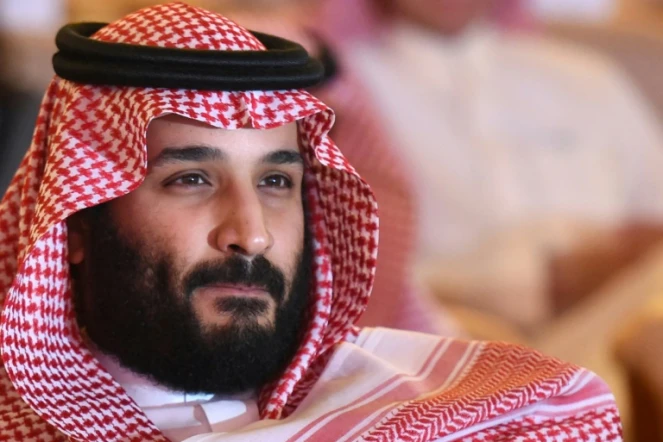 Le prince héritier saoudien Mohammed ben Salmane lors d'une conférence à Ryad, le 24 octobre 2017