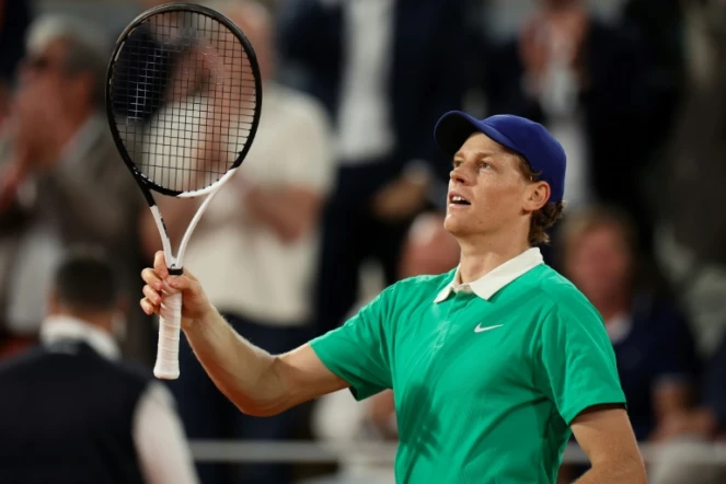 L'Italien Jannik Sinner à Roland-Garros le 2 juin 2025
