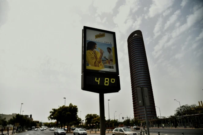 48 degrés Celsius à Séville, dans le sud de l'Espagne, le 13 juin 2022