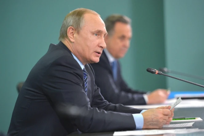 Le président russe Vladimir Poutine à Sochi le 11 novembre 2015