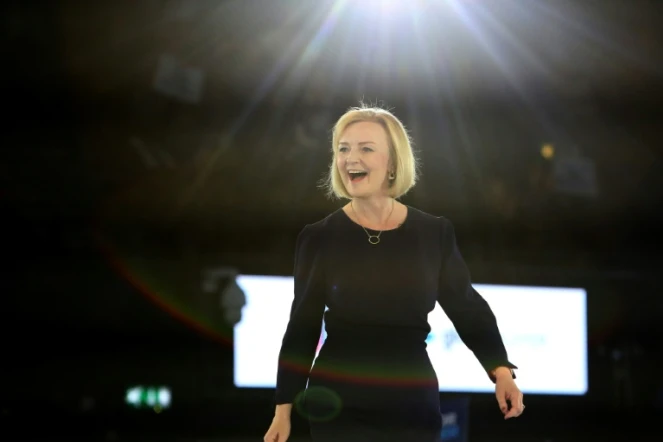 Liz Truss, ministre britannique des Affaires étrangères et favorite à la succession de Boris Johnson à la tête du gouvernement, à Londres, le 31 août 2022