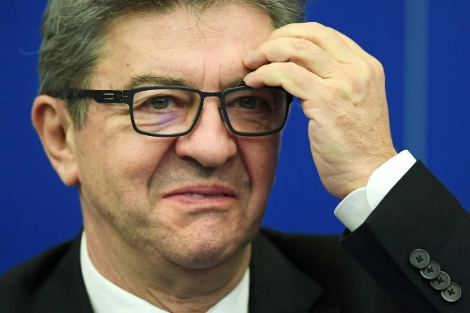 Le leader de la France insoumise Jean-Luc Mélenchon le 24 octobre 2018 à Strasbourg
