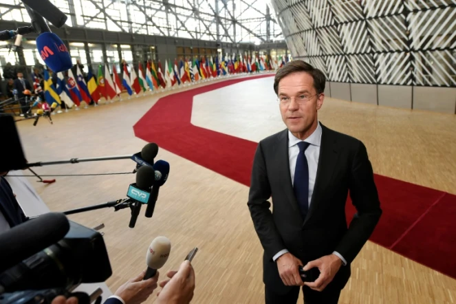 Le Premier ministre néerlandais Mark Rutte, le 9 mars 2017 à Bruxelles