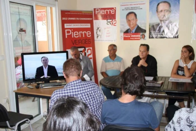 Lundi 21 mai 2012 - Conférence de presse de Pierre Vergès (Photo D.R)