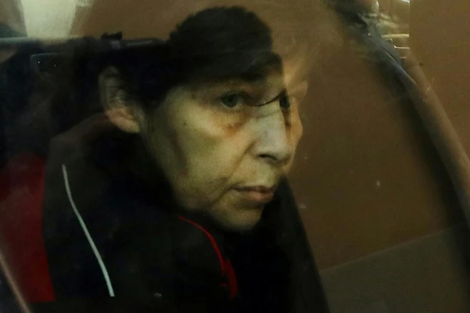 Patricia Dagorn, soupçonnée d'être une empoisonneuse en série, arrive au tribunal de Nice, le 15 janvier 2018 