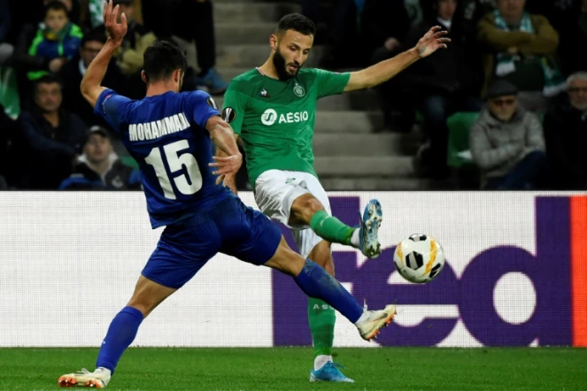 Pas de vainqueur dans le match entre les Verts de Saint-Etienne et La Gantoise, à Geoffroy-Guichard, le 28 novembre 2019