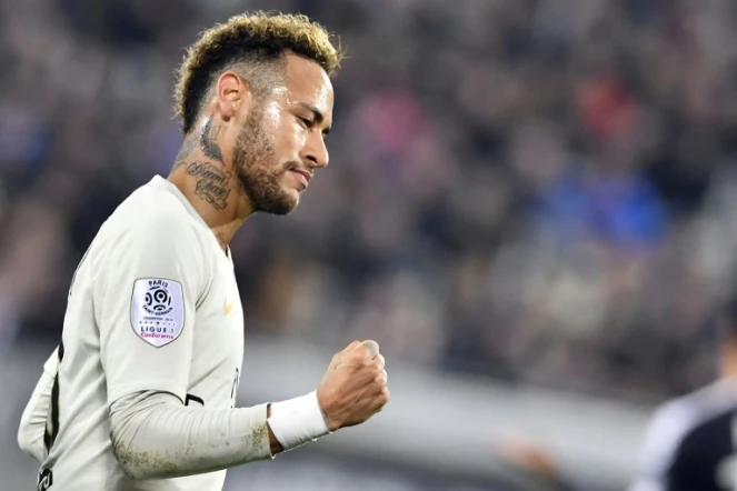 L'attaquant du PSG Neymar buteur à Bordeaux le 2 décembre 2018