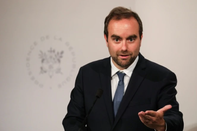 Le ministre des Collectivités territoriales Sébastien Lecornu à Paris le 17 juillet 2019