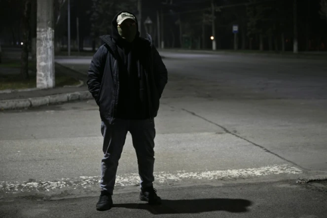 Le soldat ukrainien Volodya lors d'une interview avec l'AFP à Kramatorsk, dans la région de Donetsk, le 13 janvier 2025 en Ukraine