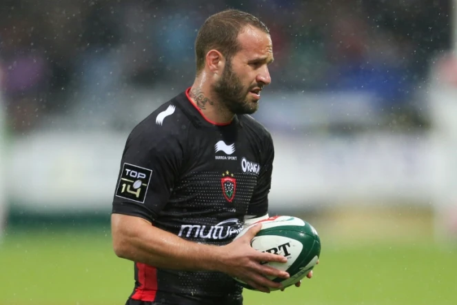 L'ouvreur ou demi de mêlée international Frédéric Michalak, ici avec Toulon, lors d'un match le 16 avril 2016 à Pau