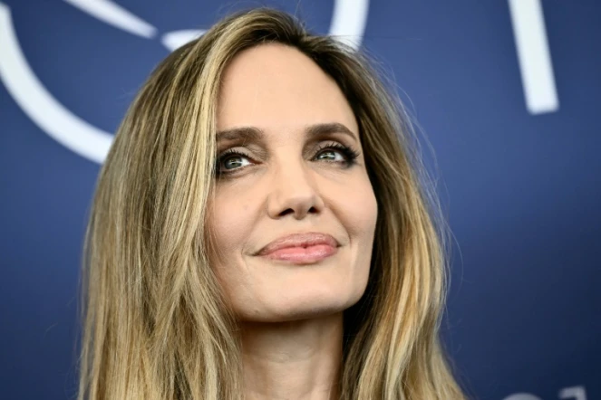 L'actrice américaine Angelina Jolie lors d'un photocall pour le film "Maria" présenté à la 81e Mostra de Venise, le 29 août 2024