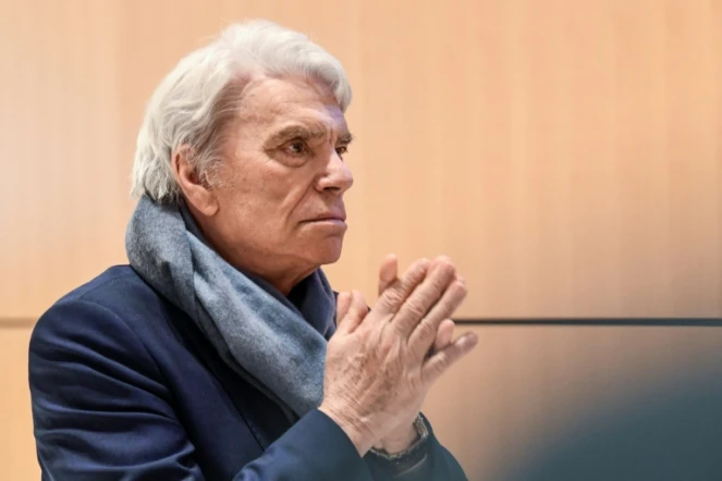 L'homme d'affaires Bernard Tapie au tribunal de Paris le 4 avril 2019