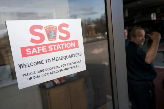 Les pompiers de Manchester (New Hampshire) ont lancé en 2016 le programme "Safe station" face à la crise des opiacés aux Etats-Unis
