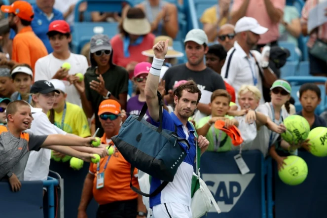 Le Britannique Andy Murray éliminé par le Français Richard Gasquet au premier tour du Masters 1000 de Cincinnati le 12 août 2019