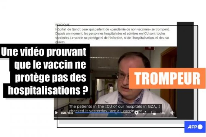   Cette interview d'un médecin belge a été coupée et ne prouve pas que les vaccins anti-Covid sont inefficaces