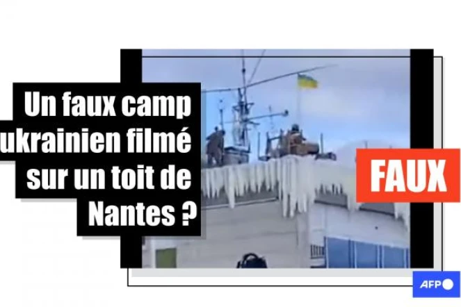   Non, cette vidéo ne montre pas un "faux camp ukrainien" à Nantes