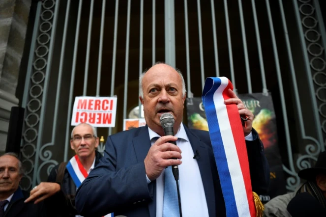 Daniel Cueff, maire de Langouët, devant le tribunal administratif de Rennes le 14 octobre 2019