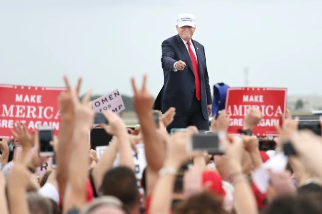Donald Trump à un meeting électoral en Floride le 12 octpbre 2016