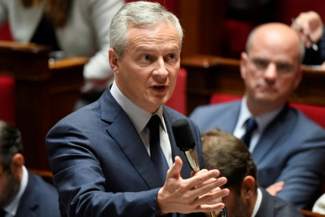 Le ministre de l'Economie, Bruno Le Maire, à l'Assemblée nationale à Paris, le 24 octobre 2018