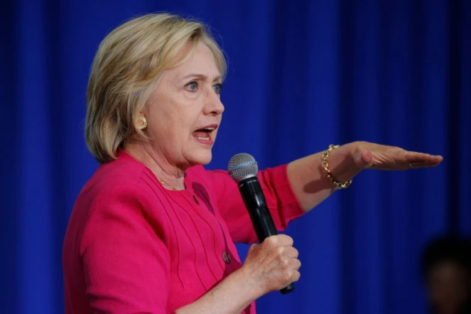 Hillary Clinton, le 16 août 2016 lors d'une réunion électorale à Philadelphie en Pennsylvanie