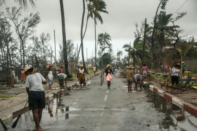 Après le passage du cyclone Batsirai à Mananjary, à Madagascar, le 8 février 2022